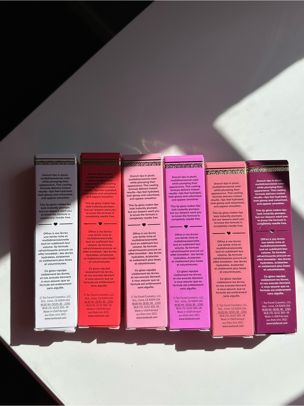 Too Faced Lip Injection Cooling Instant Lip Plumpers Bundle of 6 NEW - Picture 7 of 7